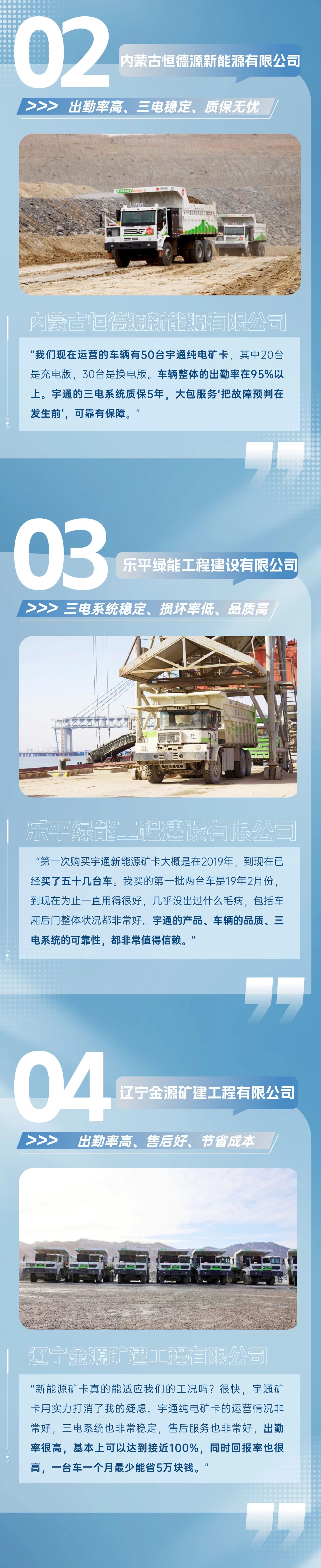 客戶說礦卡丨宇通礦卡圈粉礦山，實力詮釋眾多礦山首選！